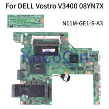 KoCoQin Laptop motherboard For DELL Vostro 3400 V3400 Mainboard CN-08YN7X 08YN7X 09297-1 48.4ES11.011 N11M-GE1-S-A3 HM57 2024 - buy cheap