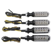 12v Aluminum Motorcycle LED Turn Signal Amber Indicator Flasher Lamp for Harley Yamaha FZR YZF 600 R6 R6S R1 FZ1 Honda Shadow 2024 - buy cheap