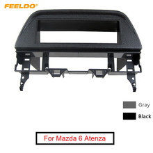 FEELDO-Marco de Panel estéreo para salpicadero de coche, 1 Din, CD/DVD, para Mazda 6 Atenza 02-07, Kit de embellecedor de montaje de tablero de reacondicionamiento # FD4999 2024 - compra barato