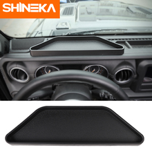 Shineka-caixa de armazenamento para painel de controle de carro, metálico, para jeep wrangler jl 2018 + abs 2024 - compre barato