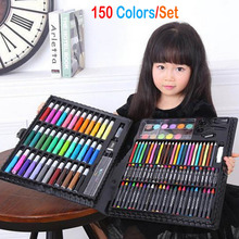 150pcs Children Kids Colored Pencil Painting Marker Pen Crayon Paint Brush Drawing Tool Artist Kit School Kindergarten Supplies 2024 - buy cheap