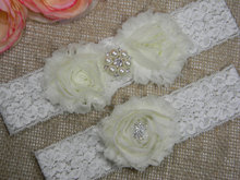wedding baby girl lace Headband Princess ivory shabby flower Headband children hair accessories 100set/lot 2024 - buy cheap