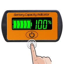 10 pces 12v/24v ajustável lcd carro chumbo-ácido bateria de lítio voltímetro tensão tester touch-tipo indicador de capacidade da bateria ly7s 2024 - compre barato
