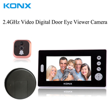 Home Security Remote Unlock 2.4GHz Video Digital Door Eye Viewer Camera Smart Home 2024 - buy cheap