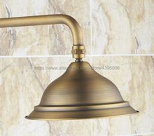 Chuveiro redondo de bronze antigo de 8 polegadas cabeça de chuveiro de banheiro cabeças de chuveiro bsh047 2024 - compre barato