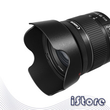 Lens hood para Canon EF-S EW-63C 18-55mm f/3.5-5.6 IS STM snap-on suporte Pode ser instalado no sentido inverso 2024 - compre barato