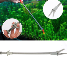 1 Pc Aquarium Cleaning Clamp Fish Tank Straight Tweezer Forceps Clip Universal Cleaning Tool Plant Pruning Tongs Accessories 2024 - buy cheap