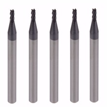 5Pcs HRC45 d2.0*6*D4*50L Four Flutes Micro Solid Carbide Face End Mill CNC Milling Cutter Bits For Steel Milling 2024 - buy cheap