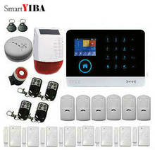 SmartYIBA WIFI GSM SMS Home Burglar Security Alarm System PIR Motion detector APP Control Sensor Alarm Fire Smoke Detector Alarm 2024 - buy cheap