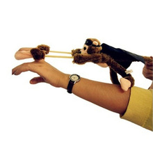 Hot! 3pcs Cute Flying Cartoon Monkey Screaming Flying SlingsPlush Toys New Sale 2024 - buy cheap