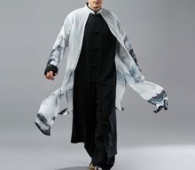 top quality cotton&linen KUNG FU tai chi gown martial arts uniforms taoist robe zen lay suits wushu clothing tang suit hanfu 2024 - buy cheap