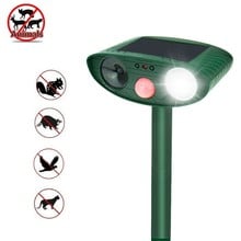 Cat Dog Repellents Small Animals Repeller Ultrasonic Solar Energy Motion Fly Trap Fox Raccoon Rat Squirrel Animal Pest Control 2024 - buy cheap