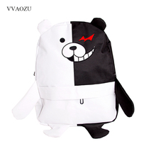 Japan Anime Dangan Ronpa Danganronpa Monokuma Backpack Cute Women School Shoulder Bag Kawaii 3D Bear Rucksack Daypack with Foot 2024 - buy cheap