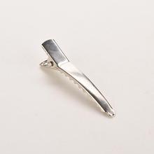 50 pcs Silver Flat Metal Single Prong Alligator Hair Clips Barrette for Bows DIY accessories hairpins 2024 - buy cheap