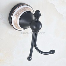 Black Oil Rubbed Brass Bathroom Hooks Clothes Towel Hook & Hanger Dual Robe Hooks / Bathroom Accessories lba716 2024 - buy cheap