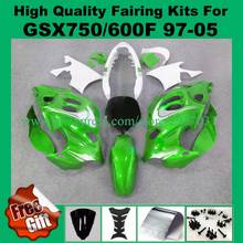 9Gifts, fairing kit for SUZUKI GSX600F GSX750F 1997 - 2005 KATANA GSX 600F 750F 97 98 99 00 01 02 03 04 05 fairings green white 2024 - buy cheap