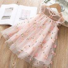 Lace Flower Girls Dress Baby Girl Clothes 2019 Summer Princess Party Children Clothing Kids Dresses for Girls Size 3-8 Years 2024 - buy cheap