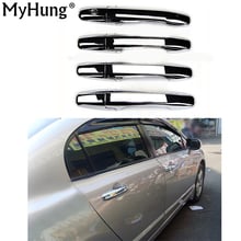 Car Styling  Door Handle Cover For Honda  CIVIC 2006-2014 Door Handle Trim Side Door Handle Bar Cover Catch Trim Molding 2024 - buy cheap