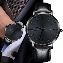 2019r #3 Модные кварцевые часы мужские часы Топ бренд Роскошные мужские часы Бизнес Мужские наручные часы Hodinky Relogio Masculino 2024 - купить недорого