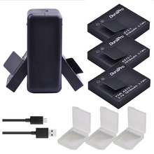 Batería de iones de litio recargable para cámara de acción Xiaomi, Akku + cargador Dual USB, AZ13-1 AZ13 1 AZ13, 1010mAH, 3 AZ13-1. 2024 - compra barato