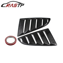 RASTP-2 PCS Racing Car Carbon Fiber Painted Quarter Panel Side Window Louver Side Fit for Mustang 2015 -2018 RS-LKT021 2024 - buy cheap