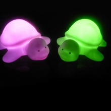 Christmas Decoration Turtle LED 7 Colours Children's Night Light Lamp Party Colorful Flashing Lights Toys for Baby 2024 - buy cheap