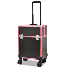 Women New upgrade Trolley Cosmetic case Suitcase on Wheels,Nails Makeup Toolbox, Men Multifunction Beauty Box Rolling Luggage 2024 - buy cheap