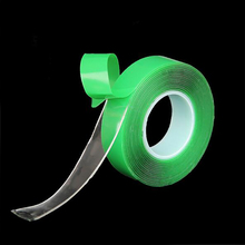 1pcs 3m PET Green Double Sided Adhesive Tape High Strength Acrylic Gel Transparent No Traces Sticker for Car Auto Interior Fixed 2024 - buy cheap