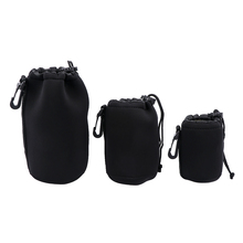 1 Pcs Black Universal Neoprene Hot Sale Waterproof Soft Video Camera Lens Pouch Bag Case Full Size S M L XL 2024 - buy cheap