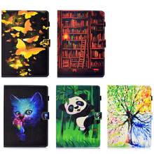 Cute Painted Flip Shockproof cover for iPad Mini Mini2 Mini3 Mini4 7.9" case Sleep Wake Cover for iPad Mini 1 2 3/4 Funda + Pen 2024 - buy cheap