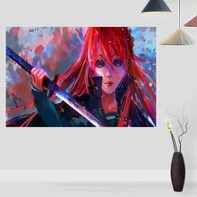 Shakugan No Shana Wallpapers Poster Paintings For Living Room Wall Art Silk Fabric Cloth Decoration Poster For Children Gift 2024 - buy cheap