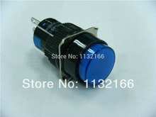 3 Pins Color Blue 1NO 1NC Contact 16mm Hole Maintained Push Button Switch 250VAC 3A Color 2024 - buy cheap