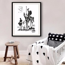 Modern Abstract Oil Painting Canvas Art Pablo Picasso Paintings Don Quixote Banksy Poster Wall Pictures for Living Room No Frame 2024 - buy cheap