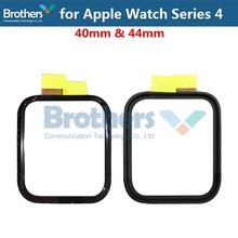 Vidro frontal para apple assistir série 4 tela de toque de vidro para apple watch 4 painel de toque 40mm 44mm frente exterior lente de vidro relógio 4 2024 - compre barato