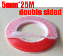 1Roll New 5mm*25m Red Double Sided Adhesive Tape Sticker For Phone LCD Screen 2024 - buy cheap
