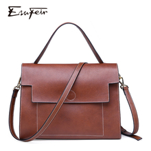 Genuine Leather Luxury Women Handbag Casual Female Shoulder Bag Crossbody Bags for Women Soft Cow Leather Women Bag Purse bolsos 2024 - buy cheap