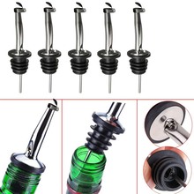 Stainless Steel Wine Pourers Liquor High Quality Liquor Pour Spouts with Cap Covers Leakproof Design for Bars, Clubs 2024 - buy cheap