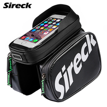 Sireck saco de bicicleta série à prova dwaterproof água mtb saco de bicicleta para 6.0 'touchtouchscreen telefone ciclismo superior tubo dianteiro sela saco acessórios da bicicleta 2024 - compre barato