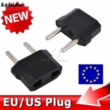Kebidu US to EU AC Power Plug Home Travel Converter AU US UK Europe EURO Wall charger Jack Connector Socket Adapter Adaptor 2024 - buy cheap