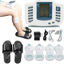 Masajeador de terapia de acupuntura Tens Digital multifuncional, máquina de estimulación corporal adelgazante + zapatilla de terapia, JR-309A 2024 - compra barato