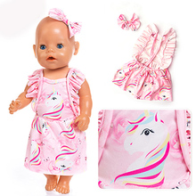 2019 New Costume Doll Clothes Fit 17 inch 43cm Doll Clothes Born Baby Doll Clothes Suit For Baby Birthday Festival Gift 2024 - buy cheap