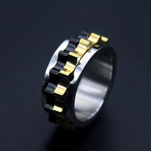 Мужское кольцо из нержавеющей стали, ширина 4 мм 2024 - купить недорого