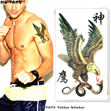 Временные татуировки Nu-TATY Airforce Condor Hawk, боди-арт, флеш-татуировка, наклейки s 17*10 см, водонепроницаемые искусственные татуировки, стикер для стайлинга автомобиля 2024 - купить недорого