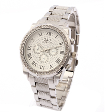 Relojes de pulsera G & D de cuarzo para Mujer, de acero inoxidable, moda informal, relojes de vestir para Mujer, Reloj femenino 2024 - compra barato