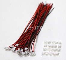 50 SETS Mini Micro ZH 1.5 2-Pin JST Connector with Wires Cable 2024 - buy cheap