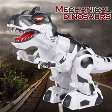 RC Modelo de Dinossauro Inteligente Robô de Controle Remoto Elétrico Mecânico Dragão Guerra Com Música & Light Funções Crianças Brinquedos Hobby 2024 - compre barato