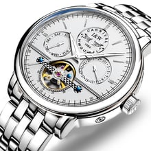 High end Mechanical watch CARNIVAL Business Tourbillon Automatic Watch with Perpetual Calendar,Week,Calendar Luminous Watch men 2024 - buy cheap