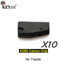 KEYECU 10x  4D68 Chip Pg1: B2 Transponder Remote key Chip Car key Carbon Chip for Toyota Toyota Camry Corolla 2024 - buy cheap