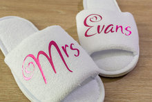 personalized future MRS save the date wedding bridesmaid bride open spa slippers Matron of honor Bachelorette party favors gifts 2024 - buy cheap