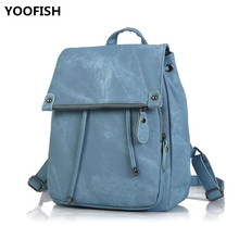 YOOFISH-Bolso de hombro de estilo clásico para mujer, bandolera cruzada de piel sintética, a la moda, color sólido, XZ-172 2024 - compra barato